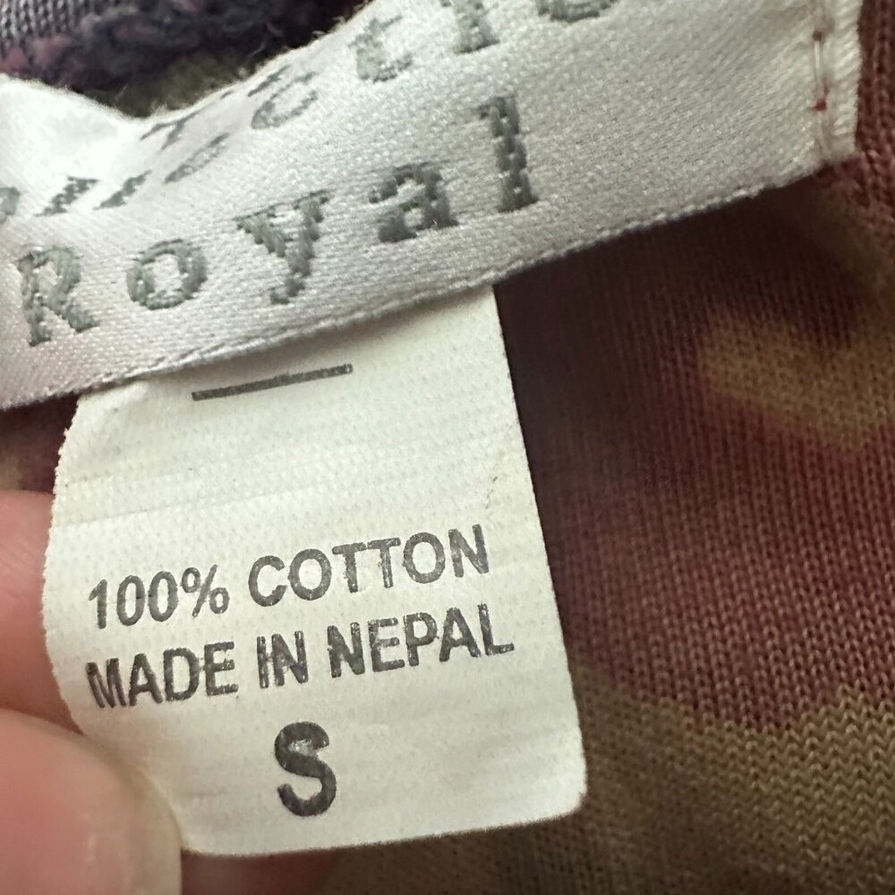 Y2K Patchwork Jacket Velvet Purple Multicolor Boh… - image 11